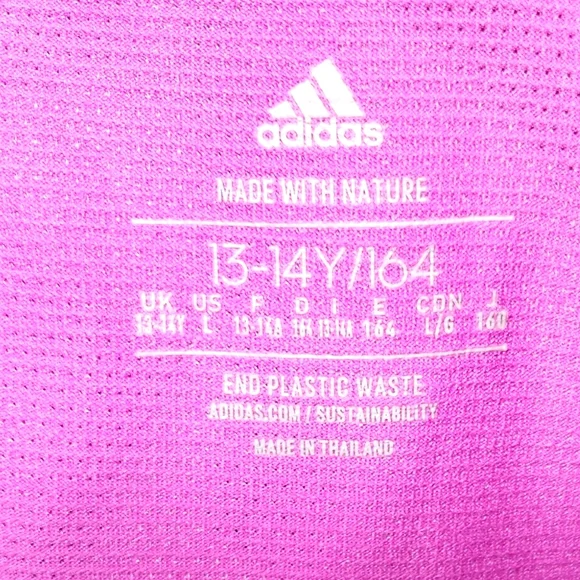 🌸 3/$25 🌸 Adidas Purple Sleeveless Top-Size L (Girls) - Picture 9 of 10